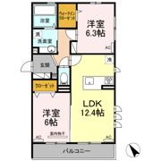 ヴィラージュたまプラーザ 桜の間取り画像