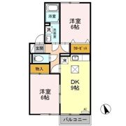 コージーコートK Bの間取り画像