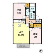 フォンテーヌの間取り画像