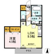 ハーベスト横井の間取り画像