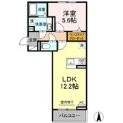 ソレイユ Bの間取り画像