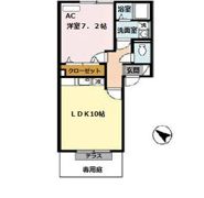 メロディーヒルズ Aの間取り画像