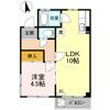 コーポ田野下の間取り画像