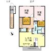 クレストⅢの間取り画像