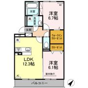 グランドュール Aの間取り画像