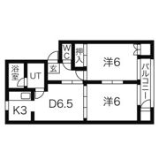 ハイツカストルの間取り画像