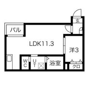 Warren shimokomenoⅢの間取り画像