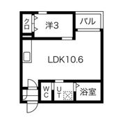 Warren shimokomenoⅡの間取り画像
