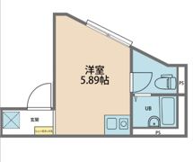 ポーラスター八王子子安の間取り画像