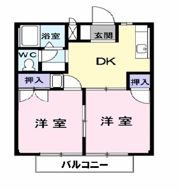 ファミール天野の間取り画像