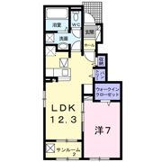 パストラル Dの間取り画像