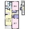 パストラル Dの間取り画像