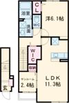 ホームタウン新田Ⅰの間取り画像