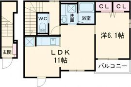 ホームタウン新田Ⅱの間取り画像