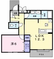 カルム新池島Ⅰの間取り画像