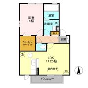 エスポワール ルナ Bの間取り画像