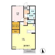 コモド八ヶ崎 A・Bの間取り画像