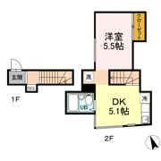 カーサアッカの間取り画像