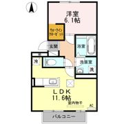 メゾン榎田の間取り画像