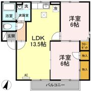 ドルフ東久万の間取り画像