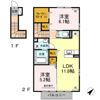 ぱぴよん・Sの間取り画像