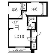 PasAPas(パザパ)麻生の間取り画像