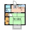 ハイツヤマザキの間取り画像