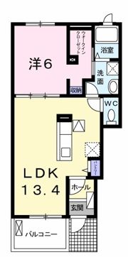 ブランシュ ラフィートAの間取り画像