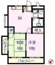 エイジス若草の間取り画像