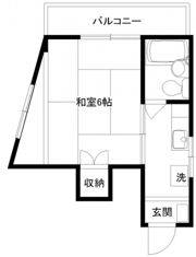 コーポ松井の間取り画像