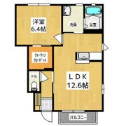 ファミールDの間取り画像