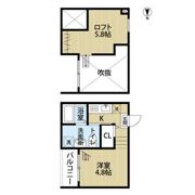 cordial上小田井(コーディアルカミオタイの間取り画像