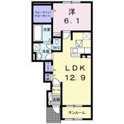 シャルム Ⅱの間取り画像