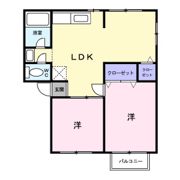 メゾン大国 B棟の間取り画像