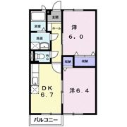 コンフォートハイツ Ⅱの間取り画像