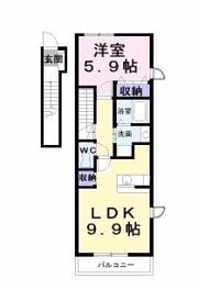 コート・ヤード Ⅱ Bの間取り画像