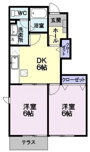 エクセレントヴィラ Bの間取り画像