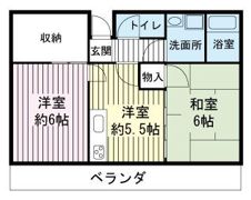 ファランドールエバラの間取り画像