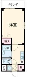 ベルメゾンの間取り画像