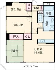 ハビテ通谷の間取り画像