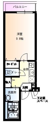 フジパレス城北Ⅰ番館の間取り画像