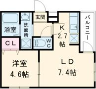 フジパレス長原ウエストの間取り画像