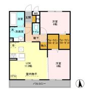 ゼピュロス学園の森 Aの間取り画像