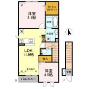 クローネの間取り画像