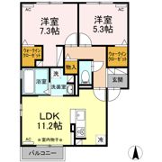 エスポワールYⅥの間取り画像