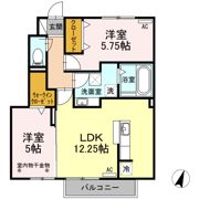 ドルチェヴィータ Ⅱ棟の間取り画像