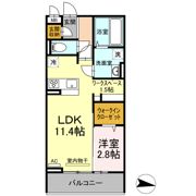 ソンシール新山口の間取り画像