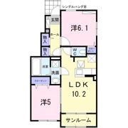 FLAT1の間取り画像