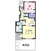ガーデンハウス梅の里 Dの間取り画像
