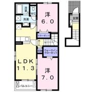 リヴァーサ Aの間取り画像